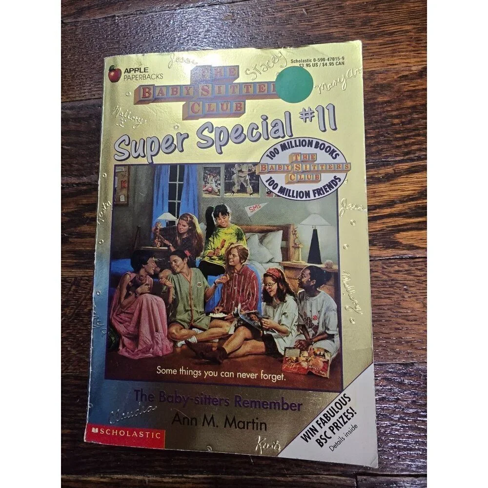 Vintage The Baby-sitters Club Super Special #11 The Baby-sitters Remember Book